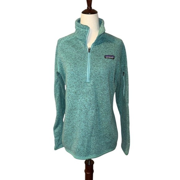 Patagonia Jackets & Blazers - Patagonia Teal 1/4 Zip Better Sweater Pullover
